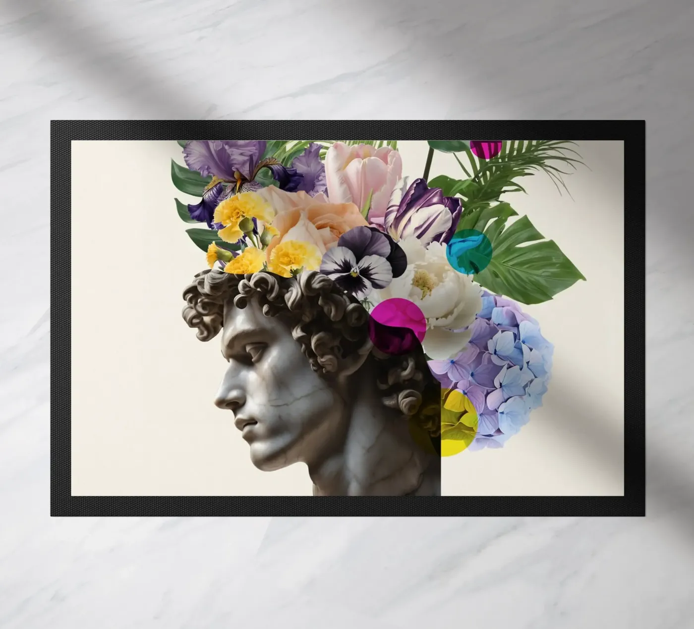 Flora di Marble zerbino da Indigo Rain
