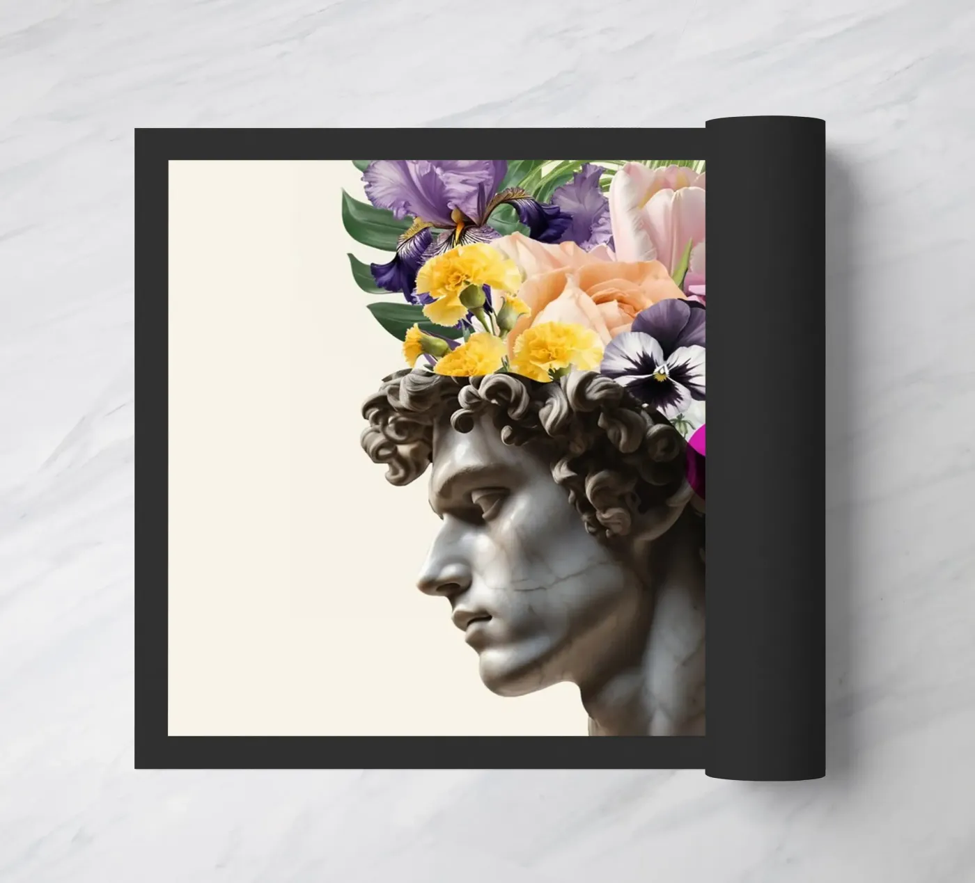 Flora di Marble zerbino da Indigo Rain