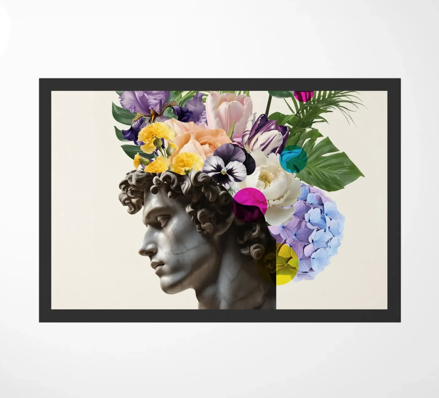 Flora di Marble zerbino da Indigo Rain