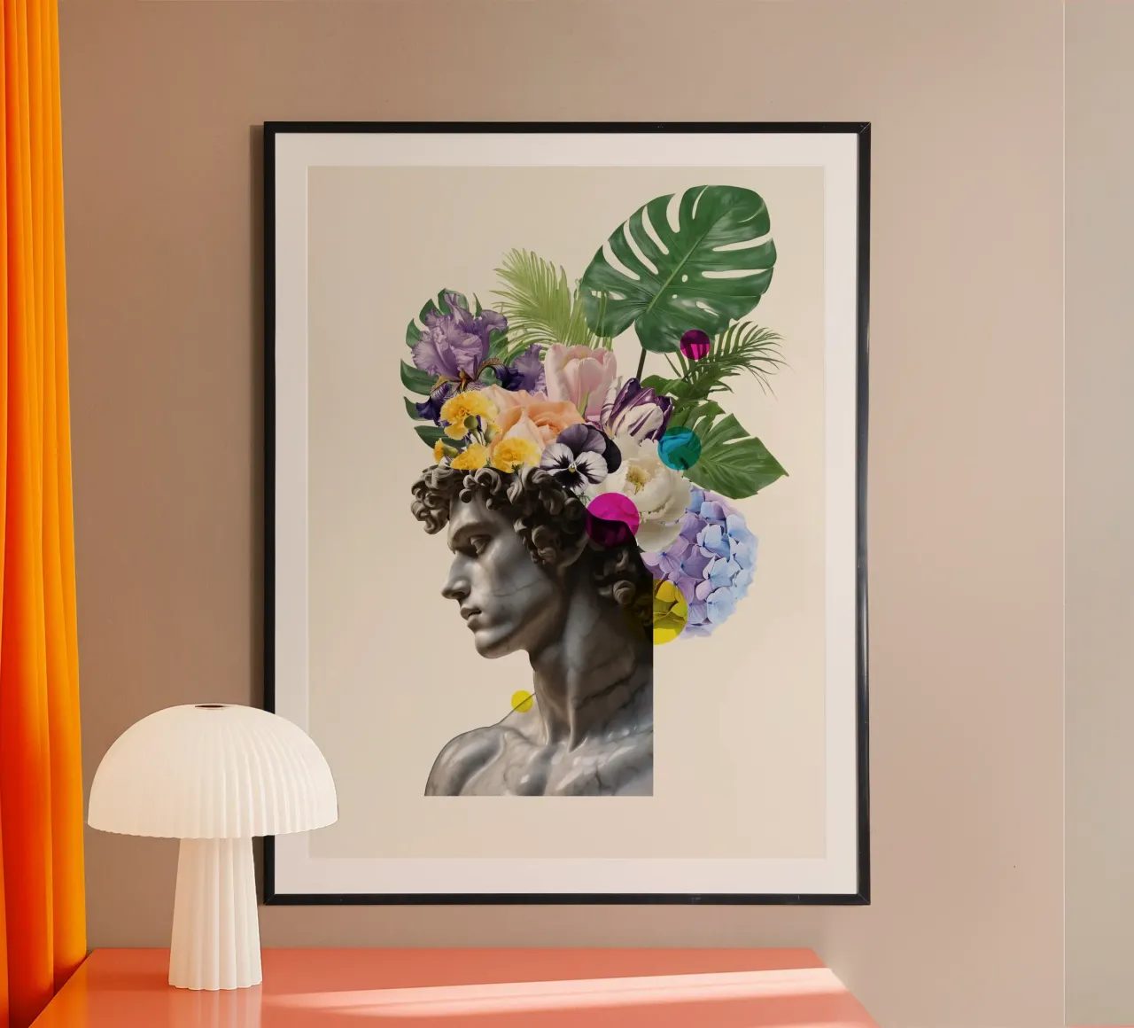 Flora di Marble poster by Indigo Rain
