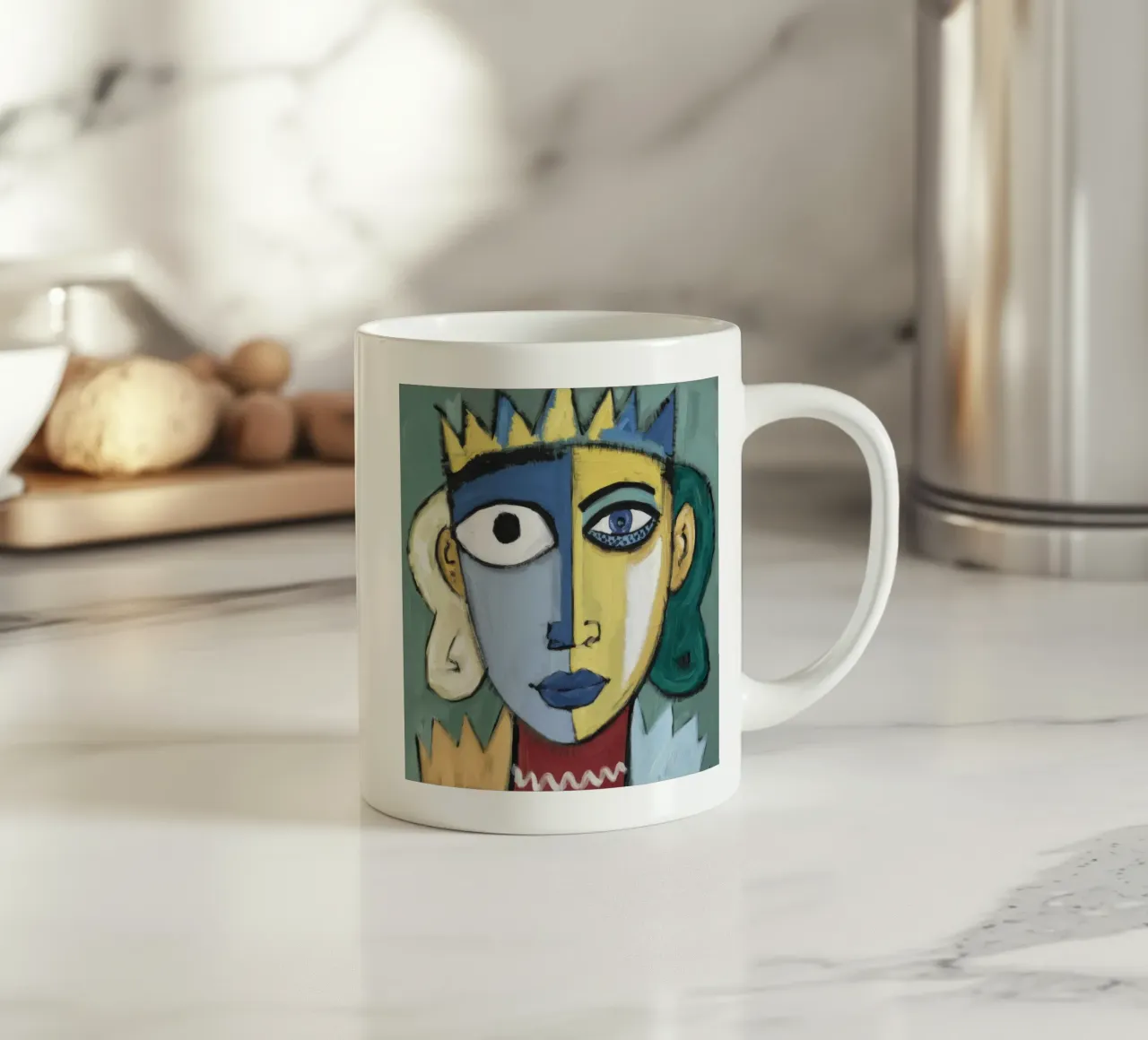 Identità mascherata tazza in ceramica da Lunar Templar