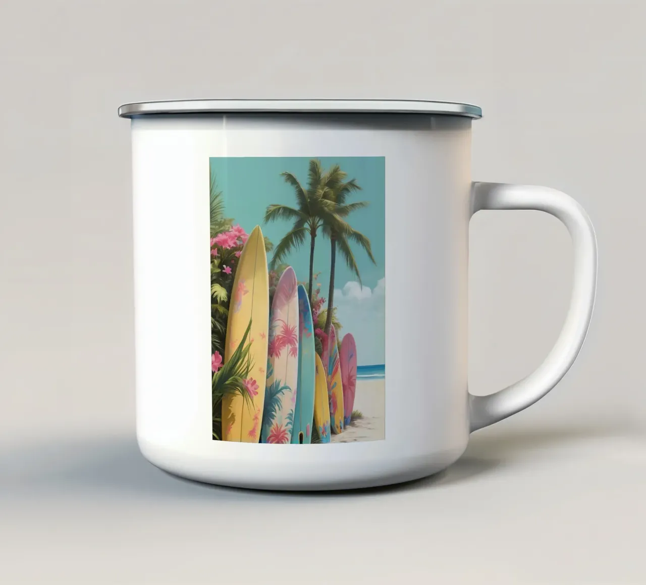 Endless Summer tazza in smalto da Indigo Rain