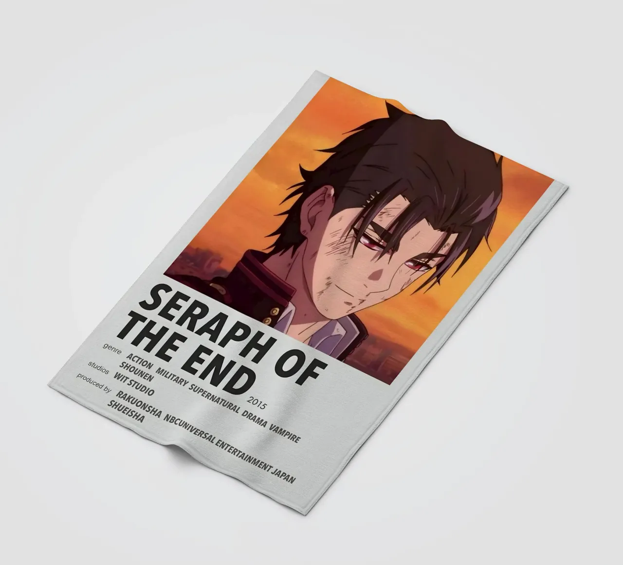SERAPH OF THE END  2015 coperta in pile da Totoya
