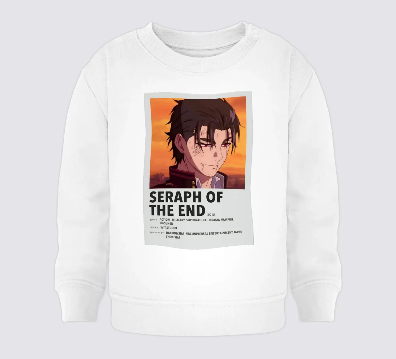 SERAPH OF THE END  2015 felpa neonato da Totoya