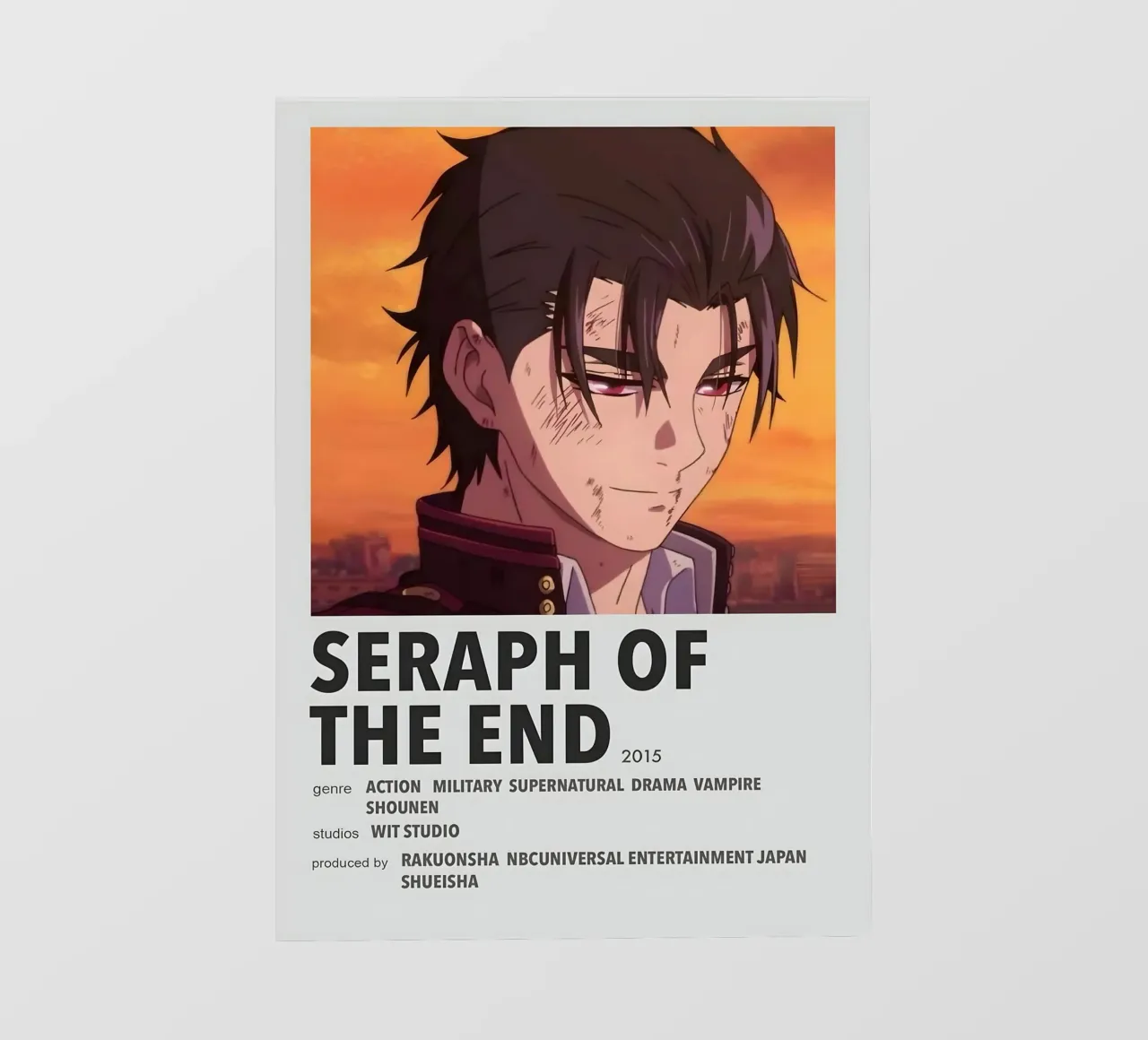 SERAPH OF THE END  2015 fotobehang van Totoya