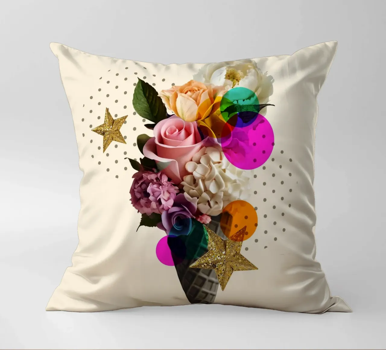 Bloom Cone cuscino da Indigo Rain
