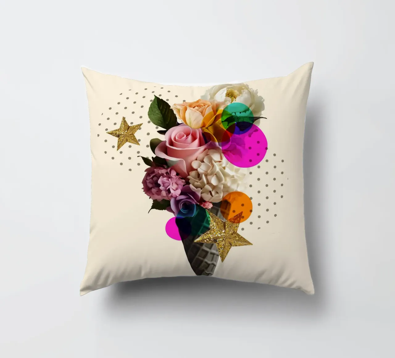 Bloom Cone cuscino da Indigo Rain