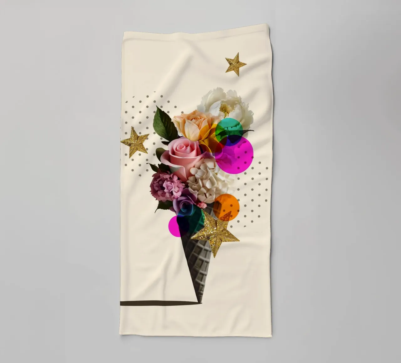 Bloom Cone asciugamano da bagno da Indigo Rain