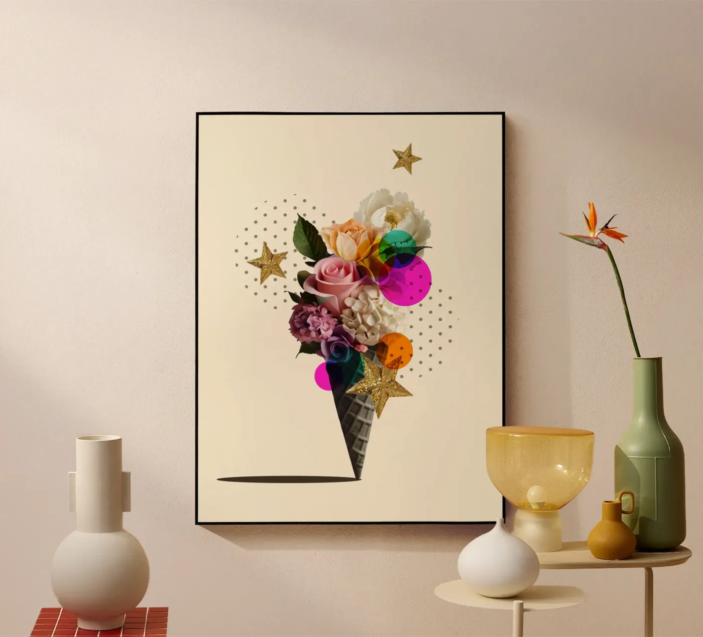 Bloom Cone Acryl-Glas von Indigo Rain