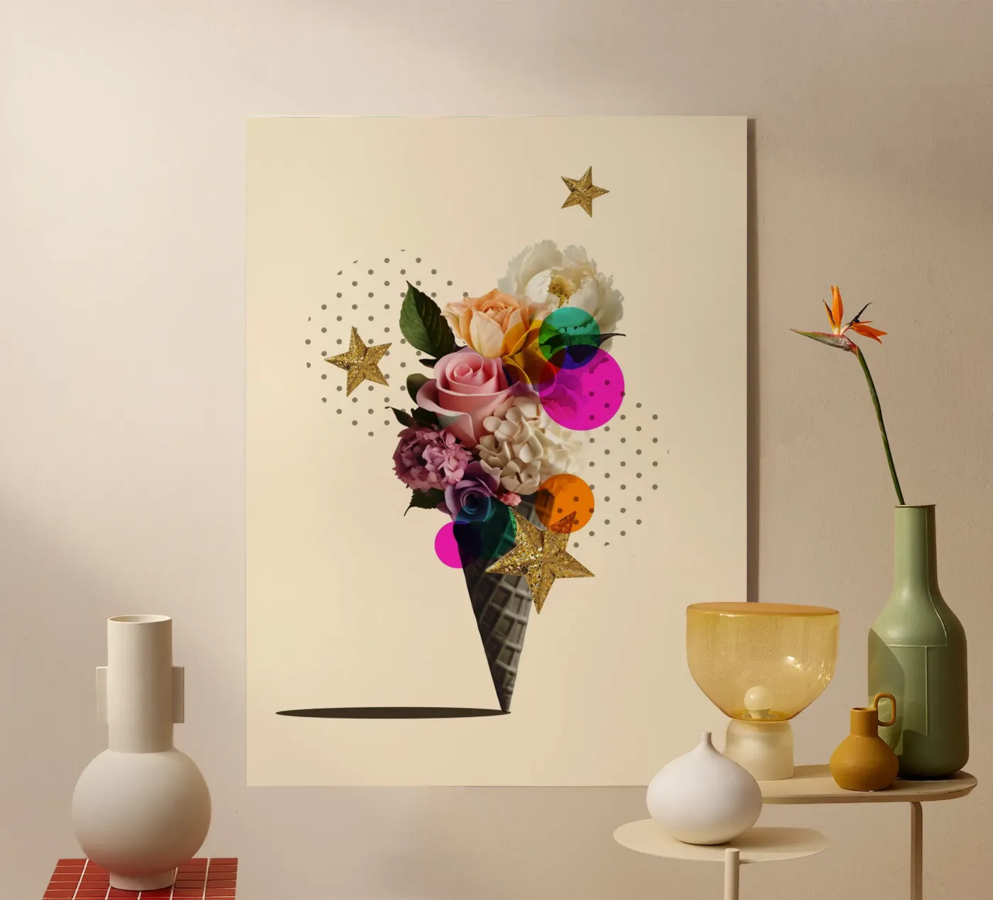 Bloom Cone Acryl-Glas von Indigo Rain