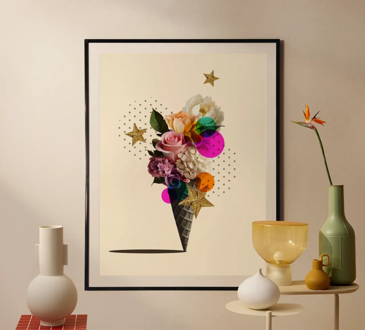 Bloom Cone carta hahnemühle da Indigo Rain