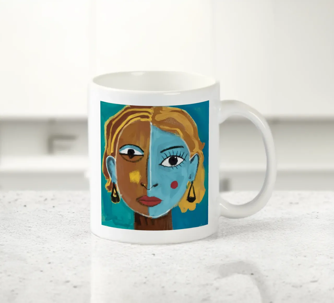 Riflesso d'oro tazza in ceramica da Lunar Templar
