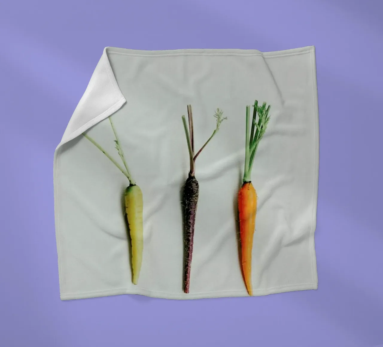 Baby Carrots coperta in pile da Ingrid Beddoes