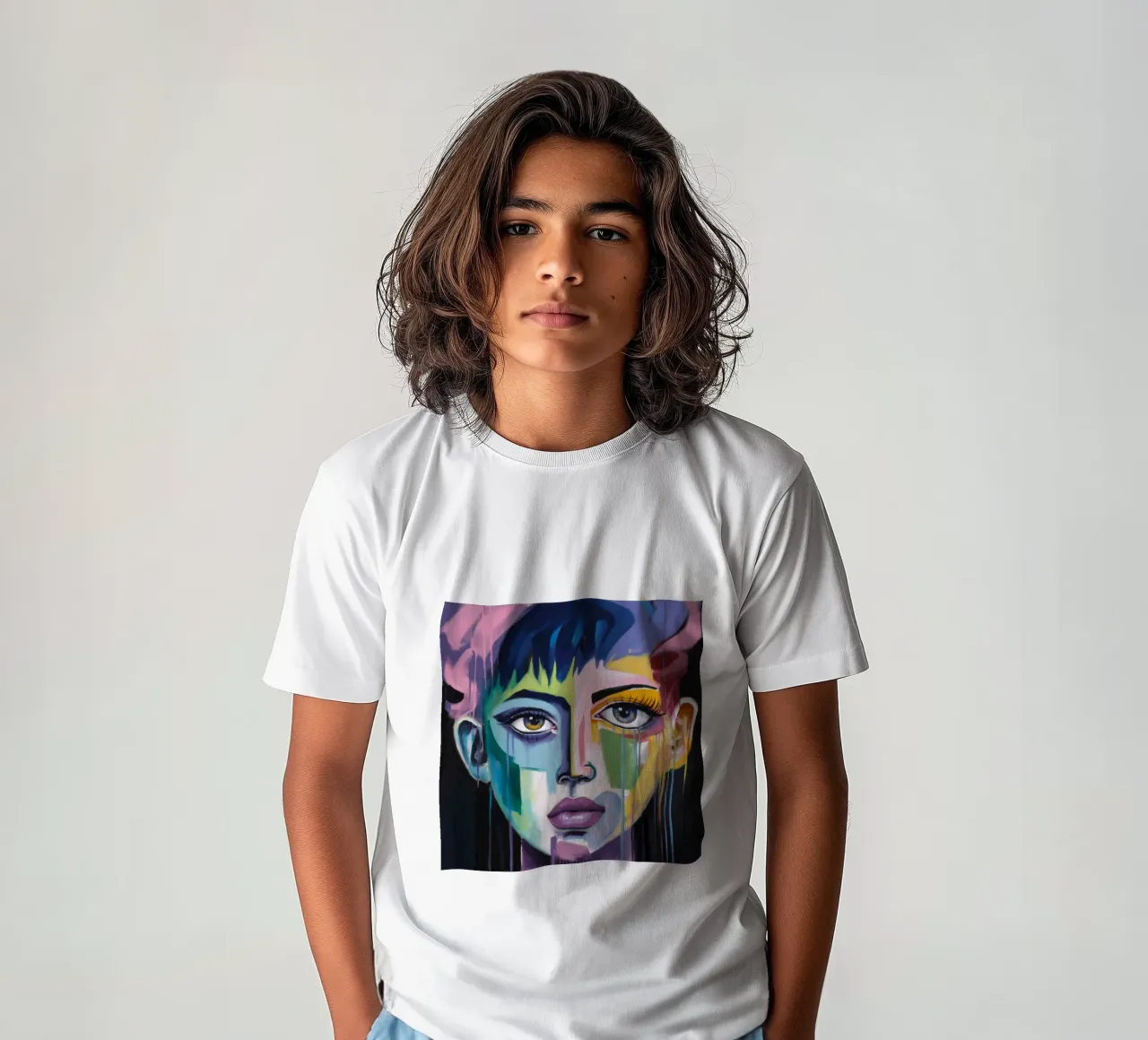 Espressione vivace t-shirt bambini da Lunar Templar