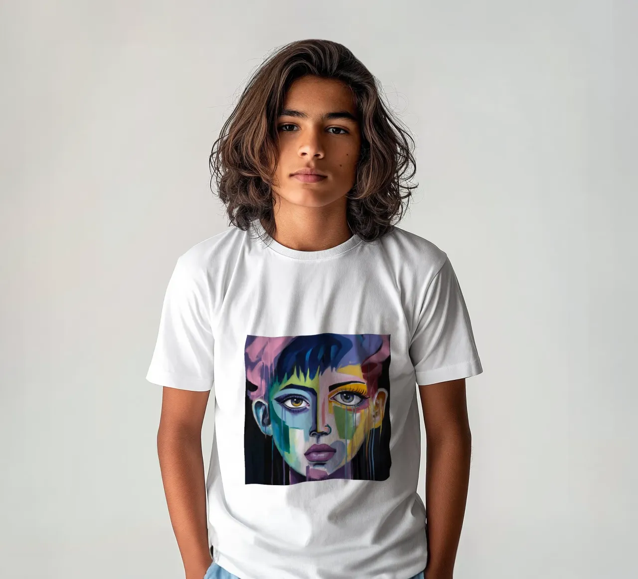 Espressione vivace t-shirt bambini da Lunar Templar