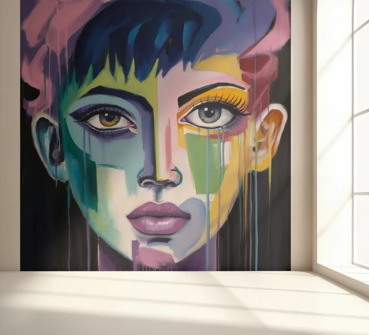 Levendige expressie fotobehang van Lunar Templar