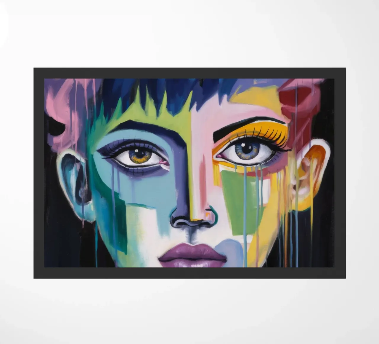 Vivid Expression doormat by Lunar Templar