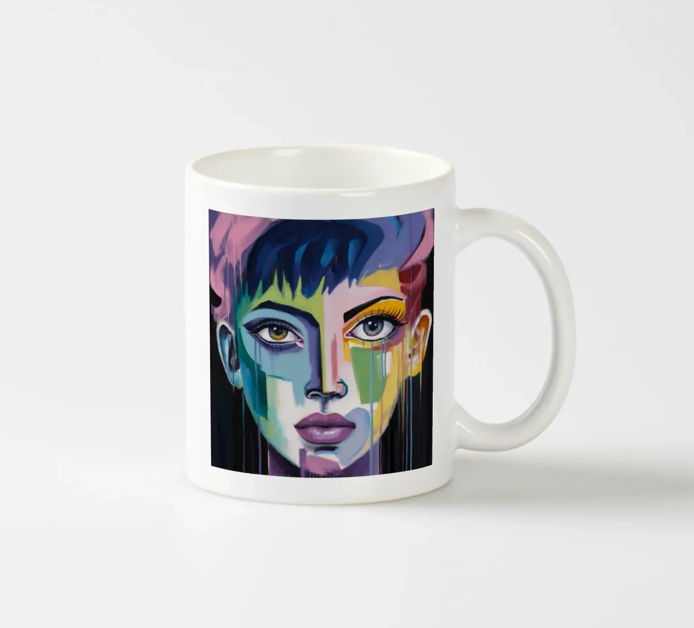 Vivid Expression ceramic mug by Lunar Templar