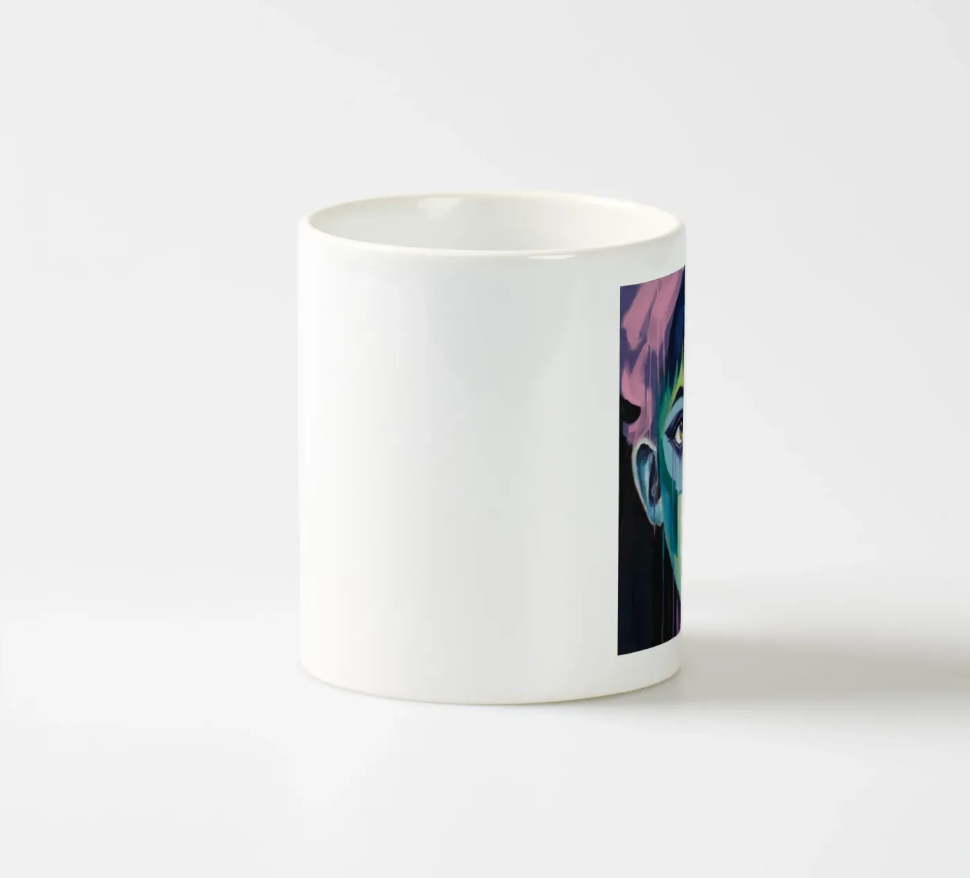 Vivid Expression ceramic mug by Lunar Templar