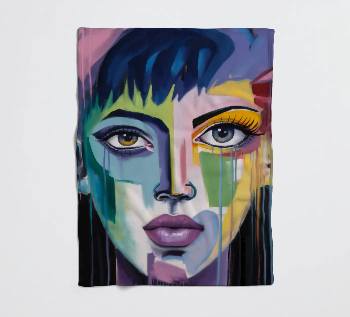 Lebendige Expression Fleecedecke von Lunar Templar