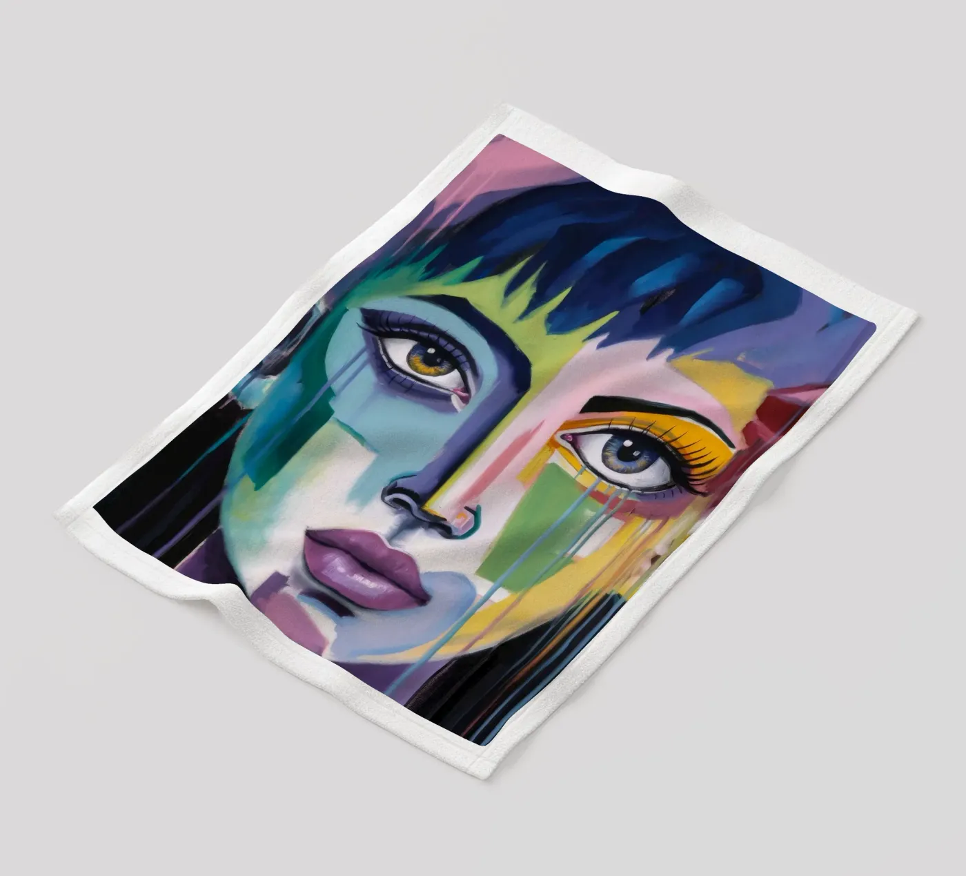 Lebendige Expression Fleecedecke von Lunar Templar