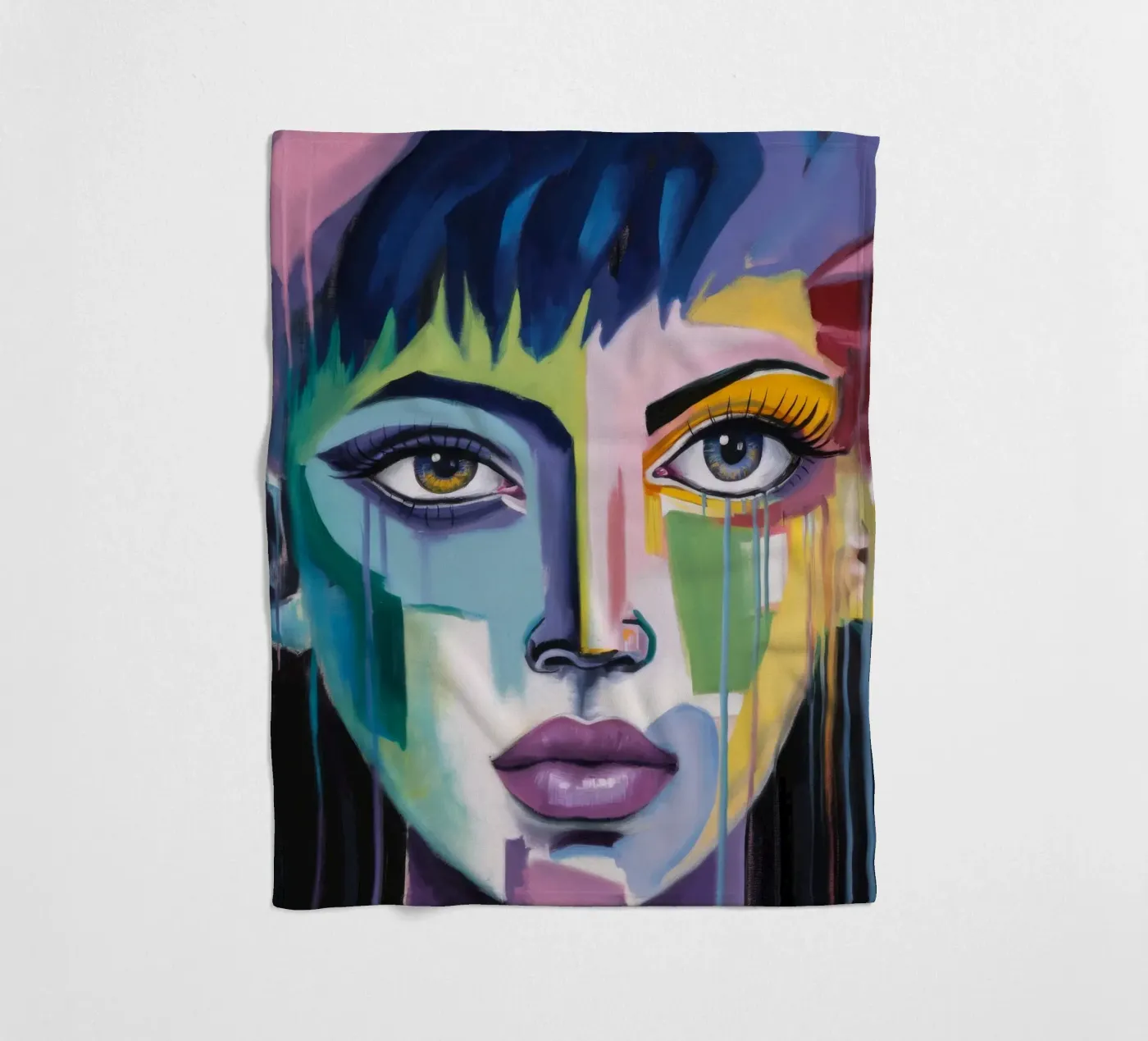 Lebendige Expression Fleecedecke von Lunar Templar