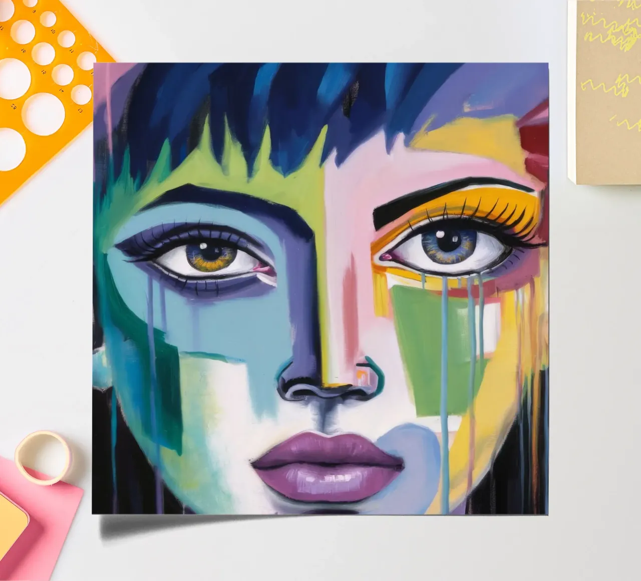 Vivid Expression sticker sheet by Lunar Templar