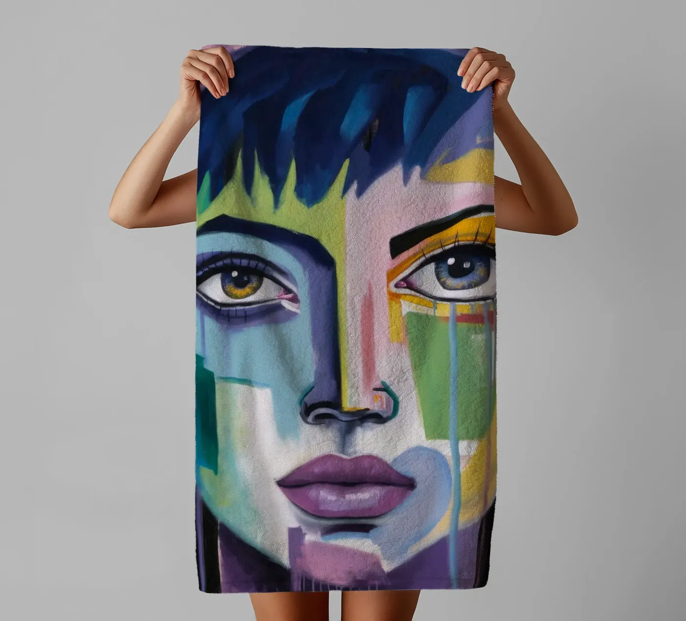Vivid Expression towel by Lunar Templar