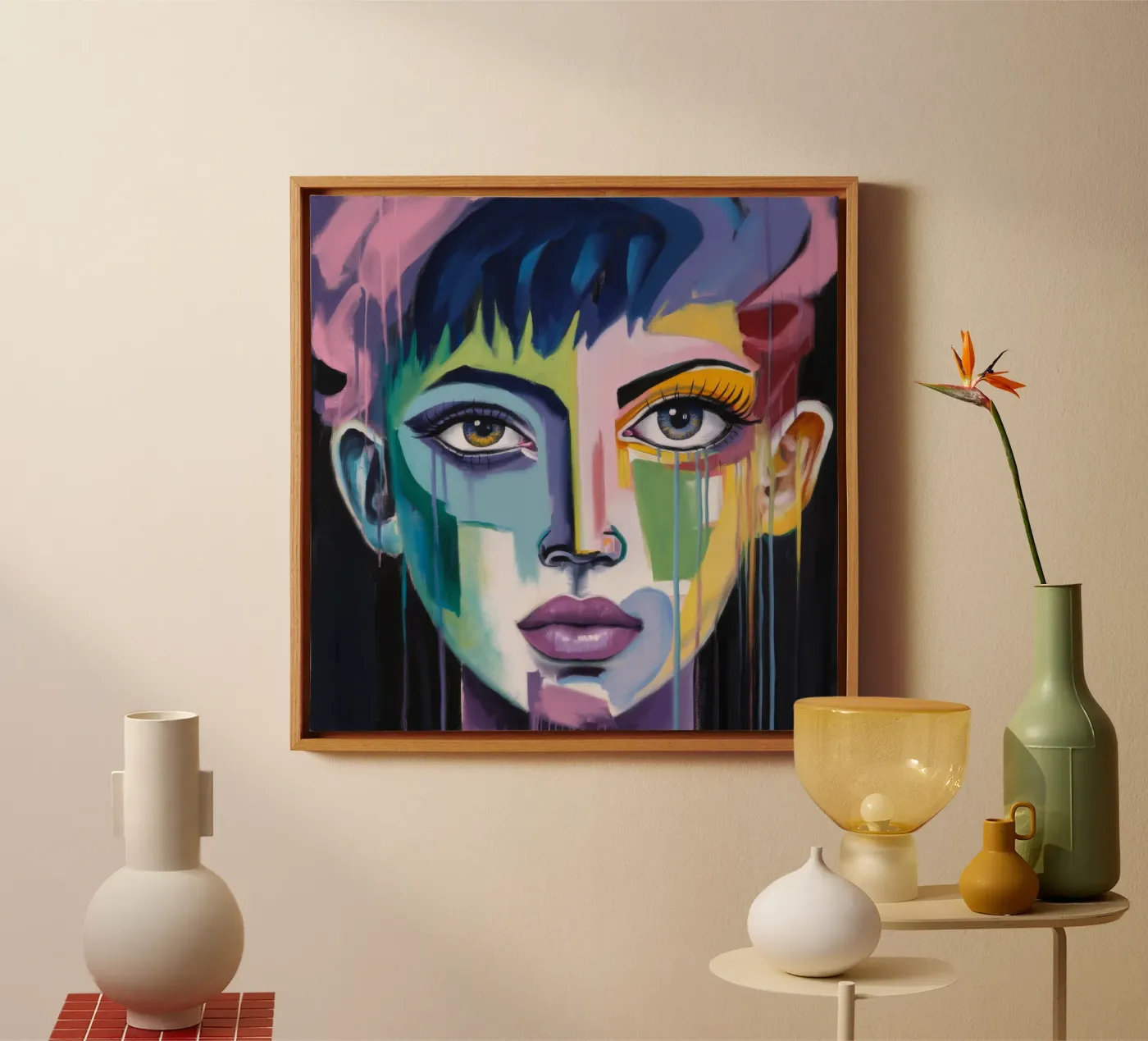 Espressione vivace tela da Lunar Templar