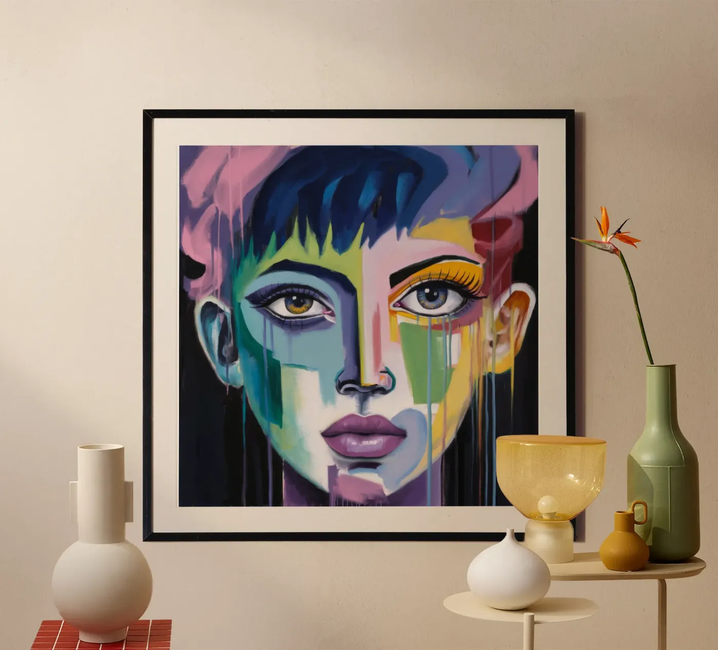 Vivid Expression poster van Lunar Templar