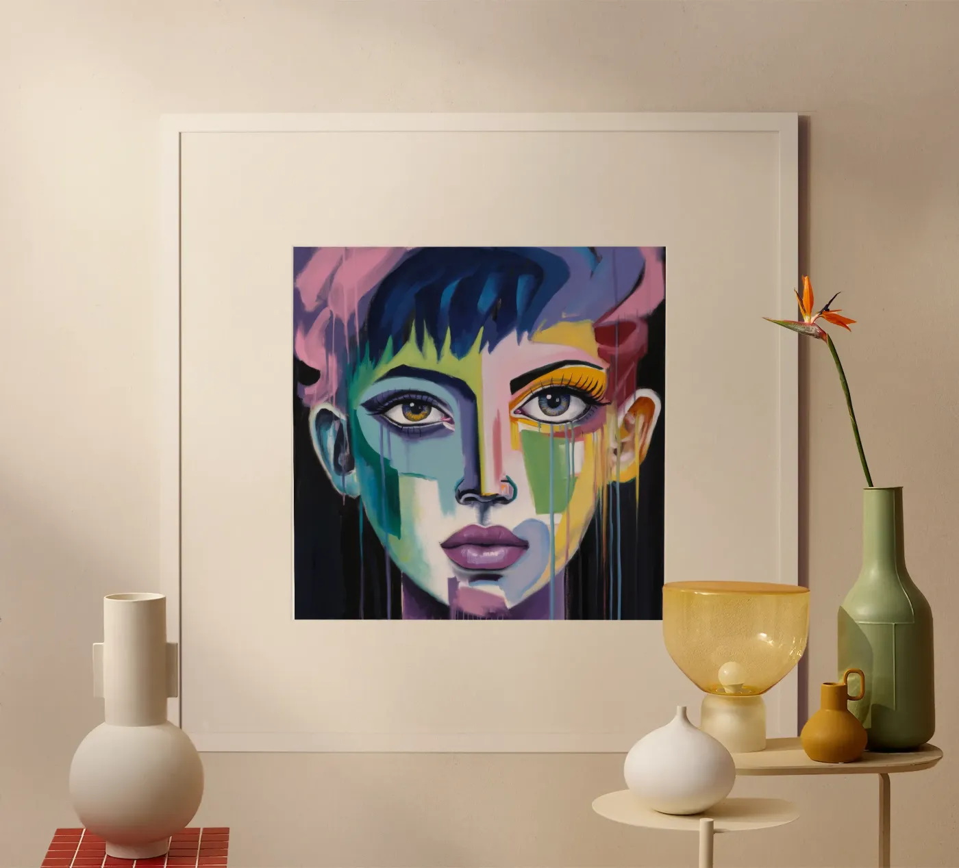 Vivid Expression poster van Lunar Templar