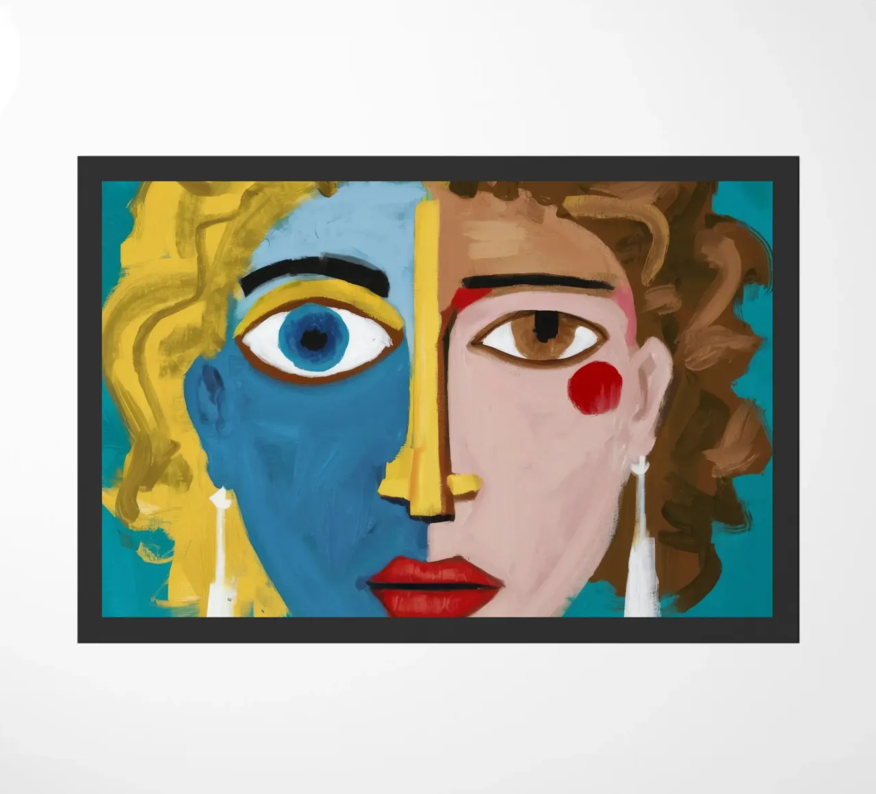 Golden Curls Symphony doormat by Lunar Templar