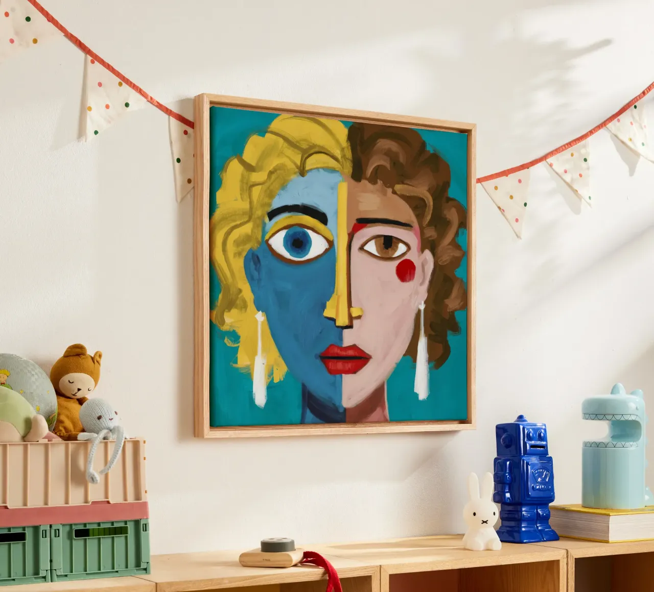 Gouden Krullen Symfonie canvas van Lunar Templar