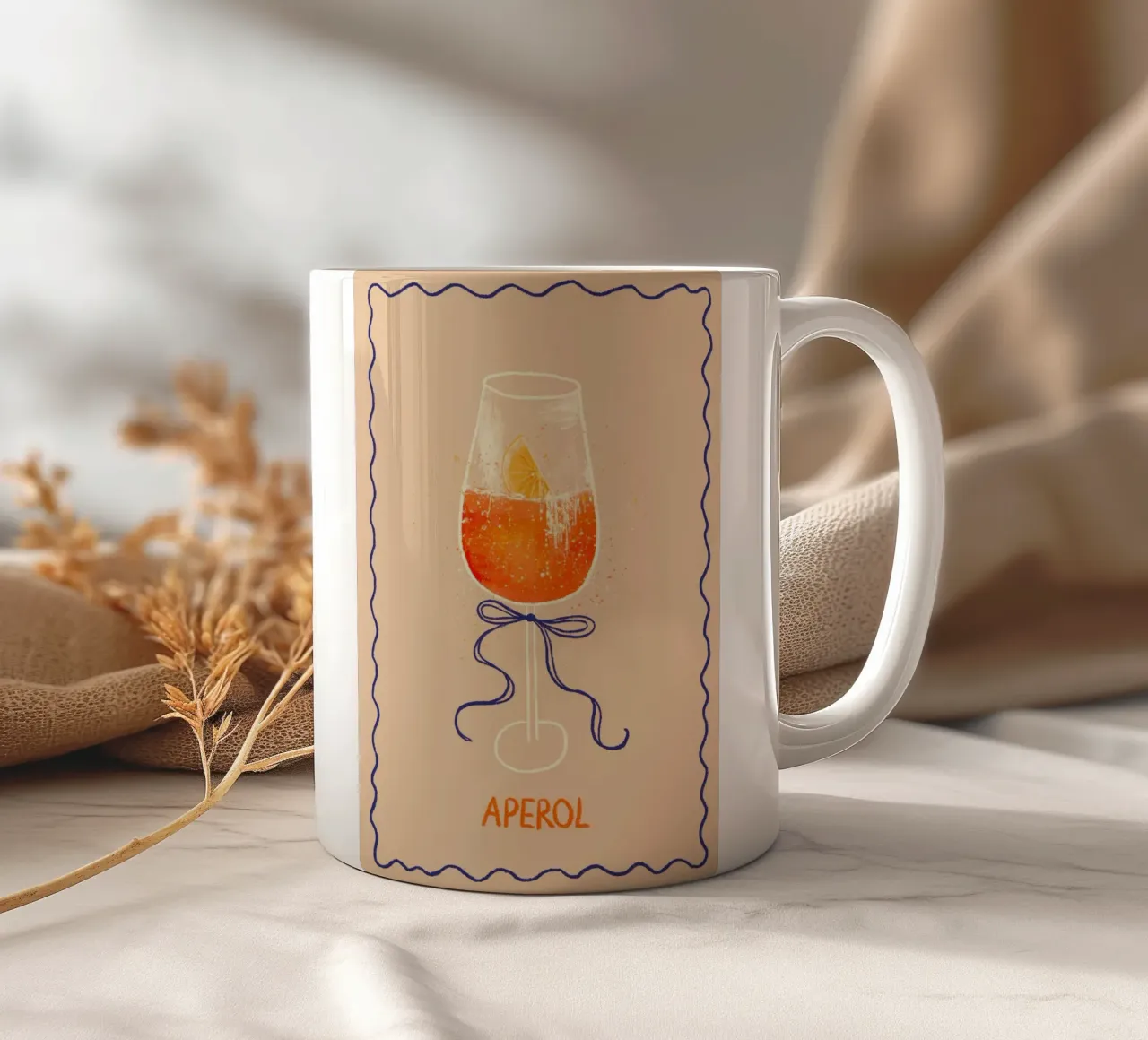 Aperol II tazza in ceramica da Studio Dolci
