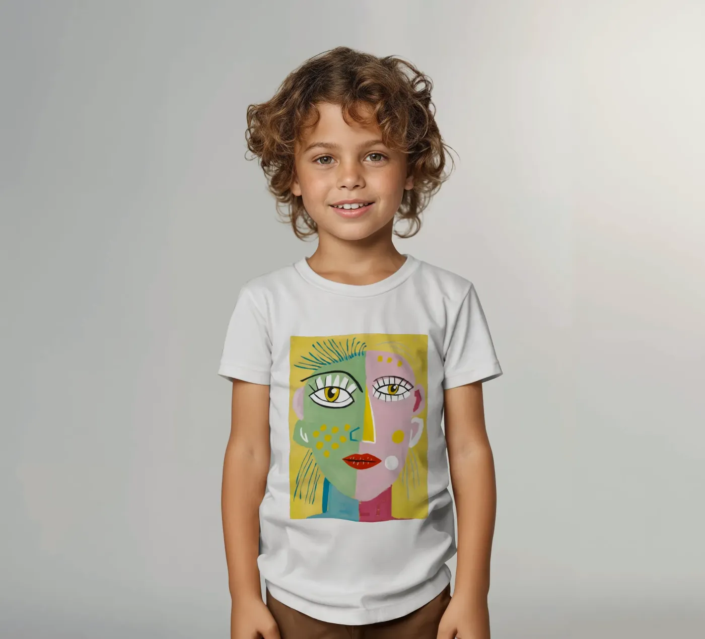 Vibrant Whimsy kids t-shirt by Lunar Templar