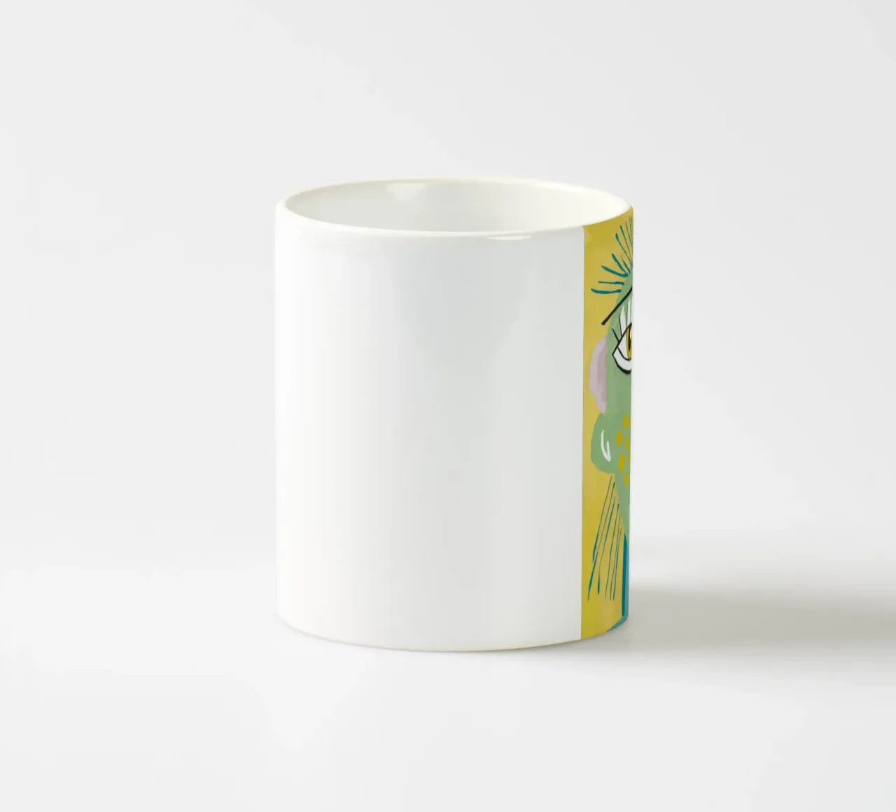 Vibrant Whimsy ceramic mug by Lunar Templar