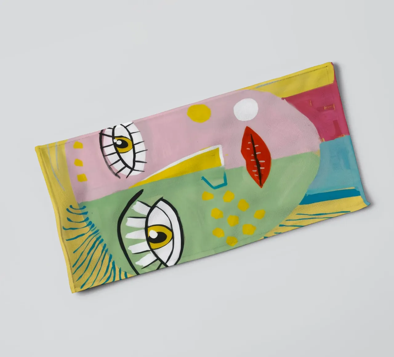 Vibrant Whimsy towel by Lunar Templar