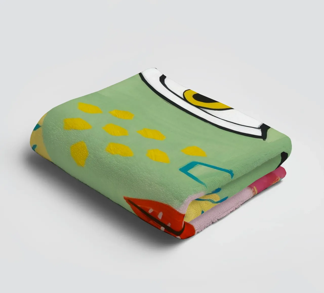 Vibrant Whimsy towel by Lunar Templar