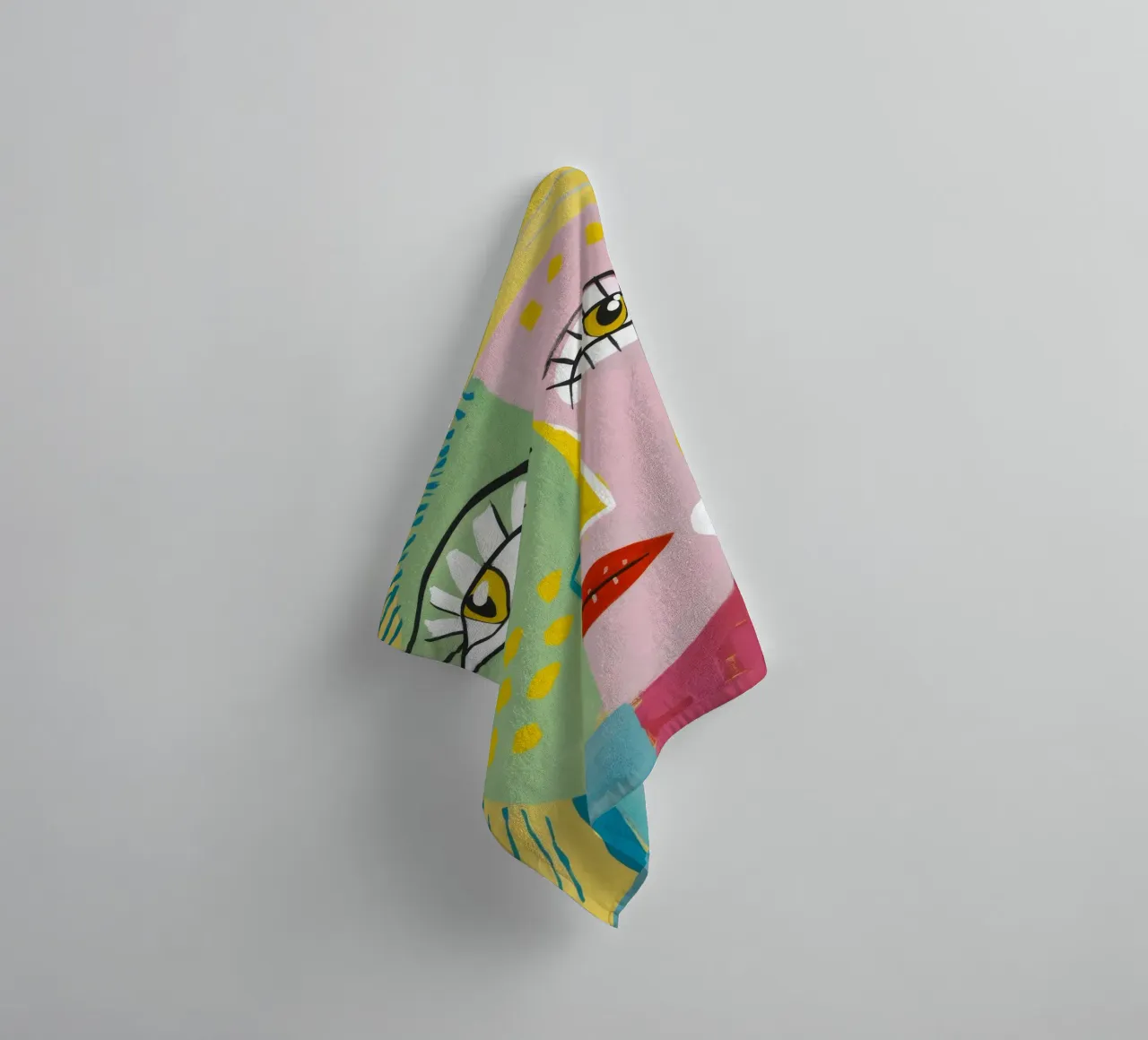 Vibrant Whimsy towel by Lunar Templar