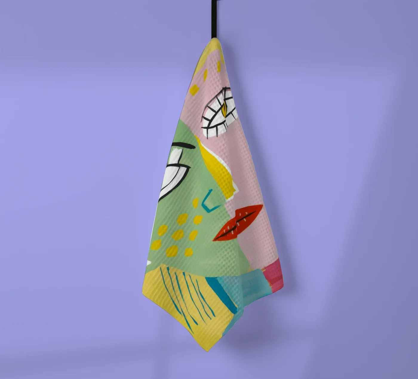 Fantaisie vibrante torchon de Lunar Templar