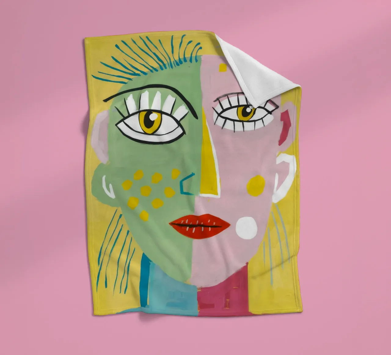 Vibrant Whimsy Fleecedecke von Lunar Templar