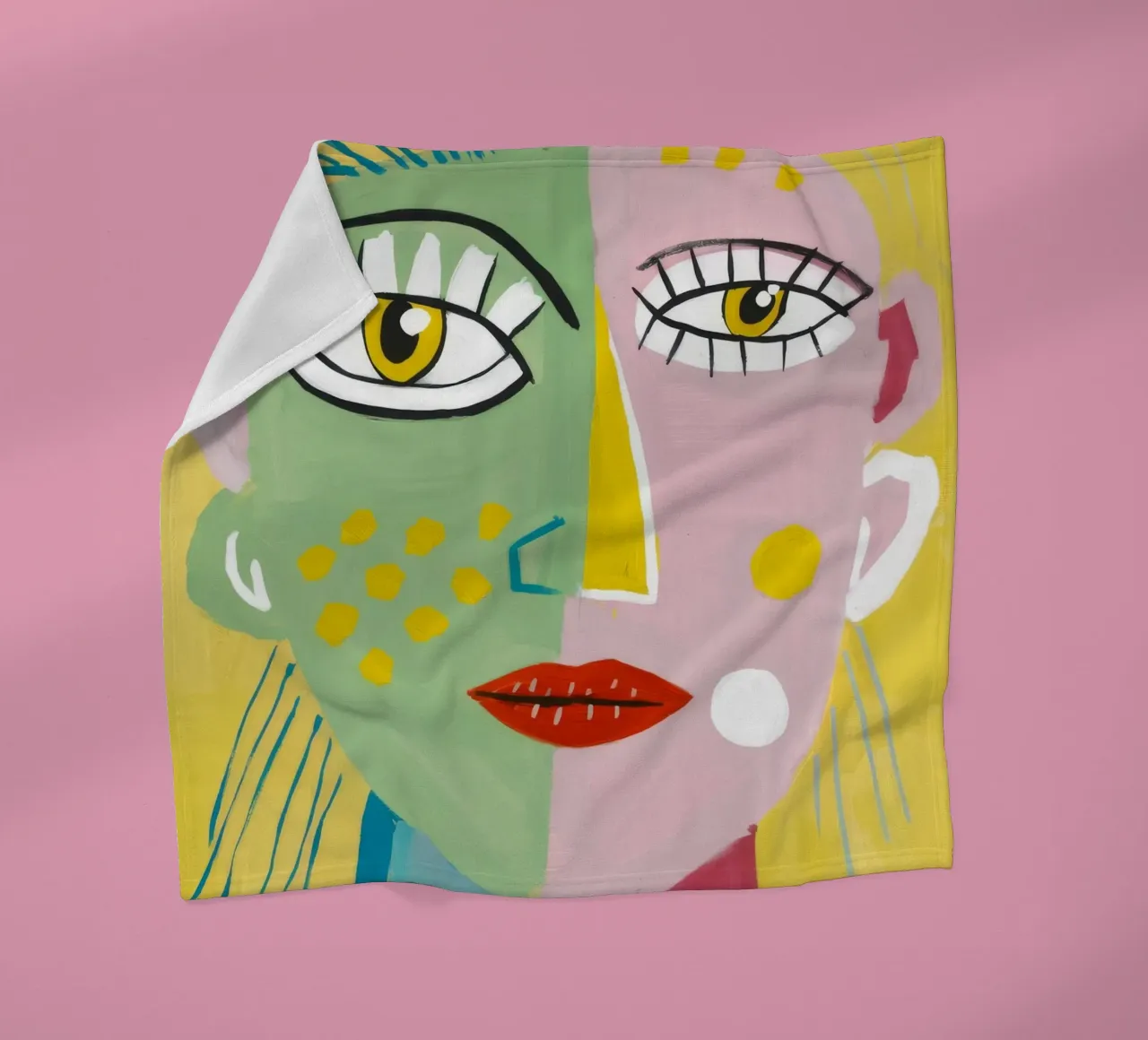 Vibrant Whimsy Fleecedecke von Lunar Templar