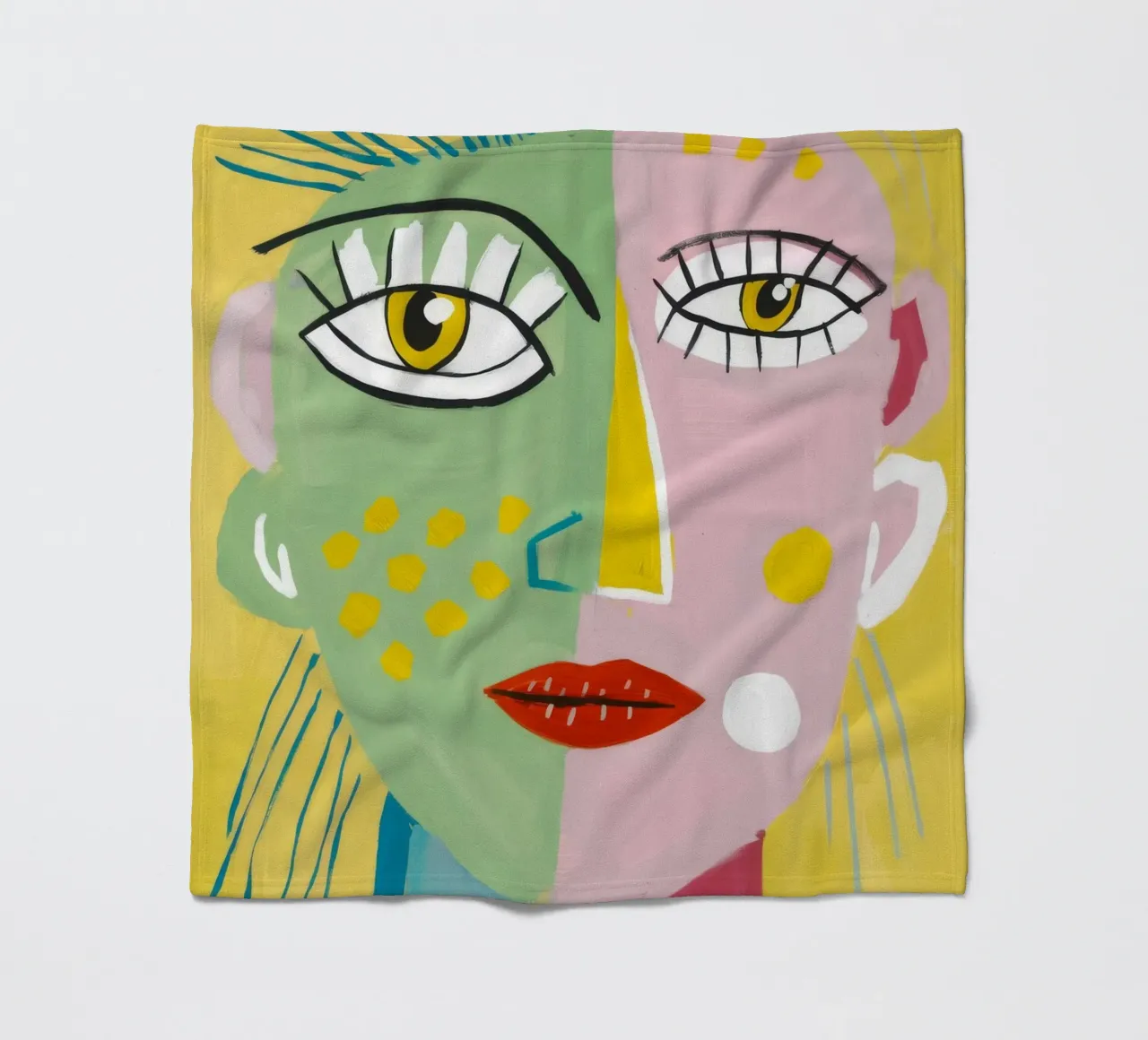 Vibrant Whimsy Fleecedecke von Lunar Templar