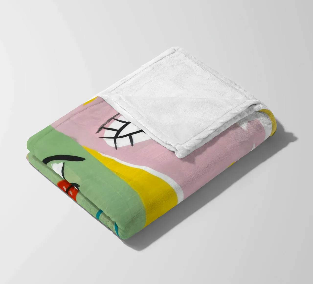 Vibrant Whimsy Fleecedecke von Lunar Templar