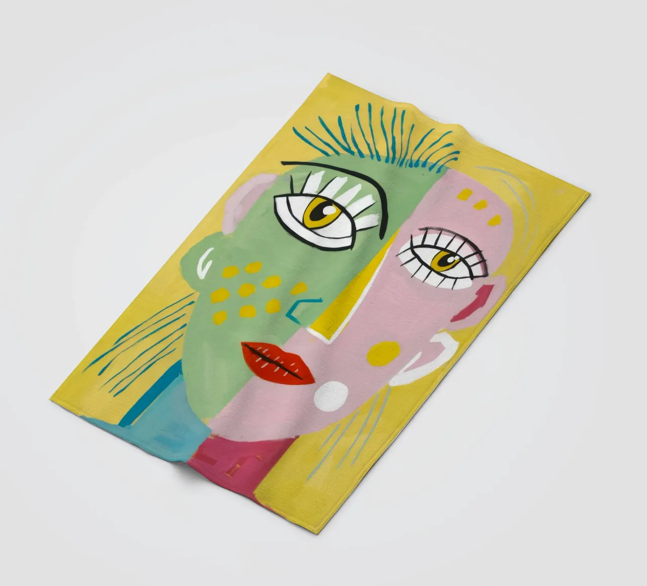 Vibrant Whimsy Fleecedecke von Lunar Templar