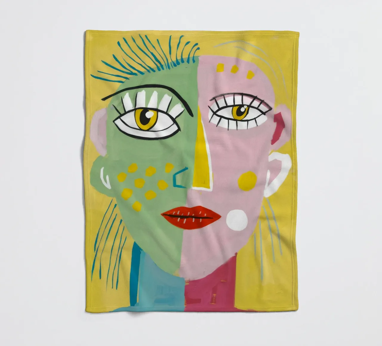 Vibrant Whimsy Fleecedecke von Lunar Templar