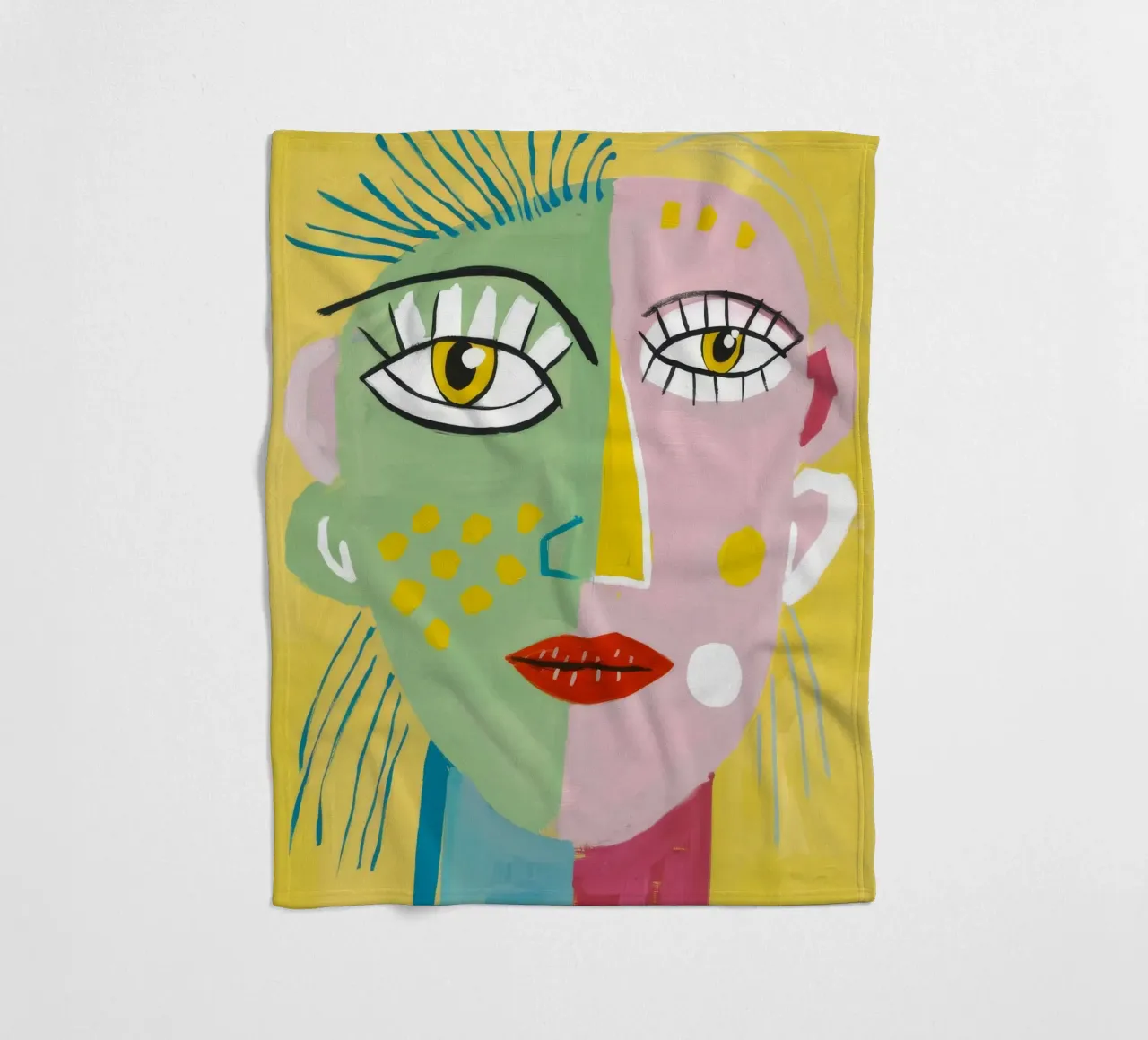 Vibrant Whimsy Fleecedecke von Lunar Templar