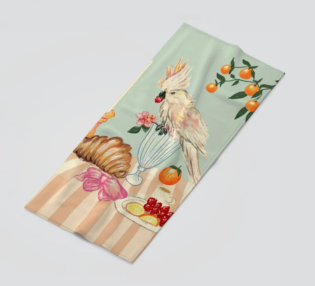 Breakfast with bird telo mare da Studio Dolci