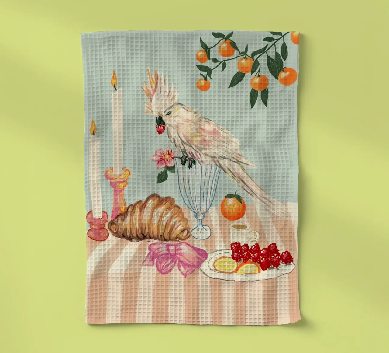 Breakfast with bird canovaccio da cucina da Studio Dolci