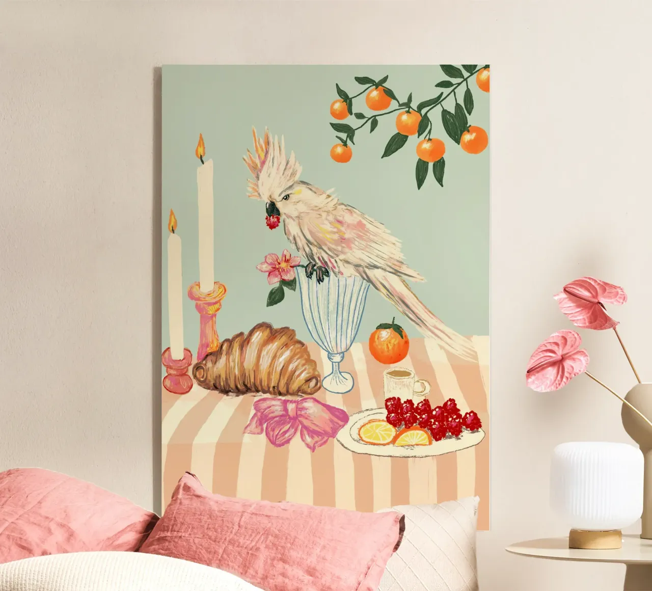 Breakfast with bird plexiglass da Studio Dolci